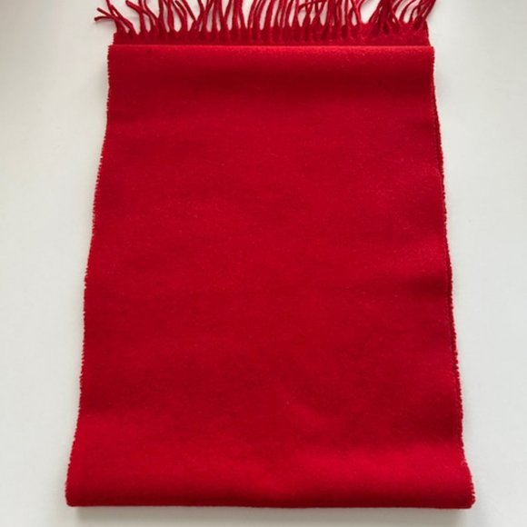 Hudson's Woodward Shop Vintage Red Scarf - Picture 2 of 5